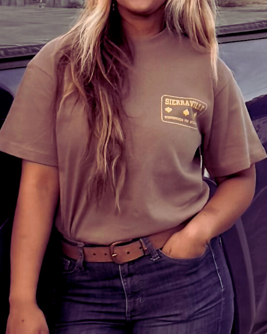 WESTERNWEAR FOR WILDCARDS TEE - Sierra Brown