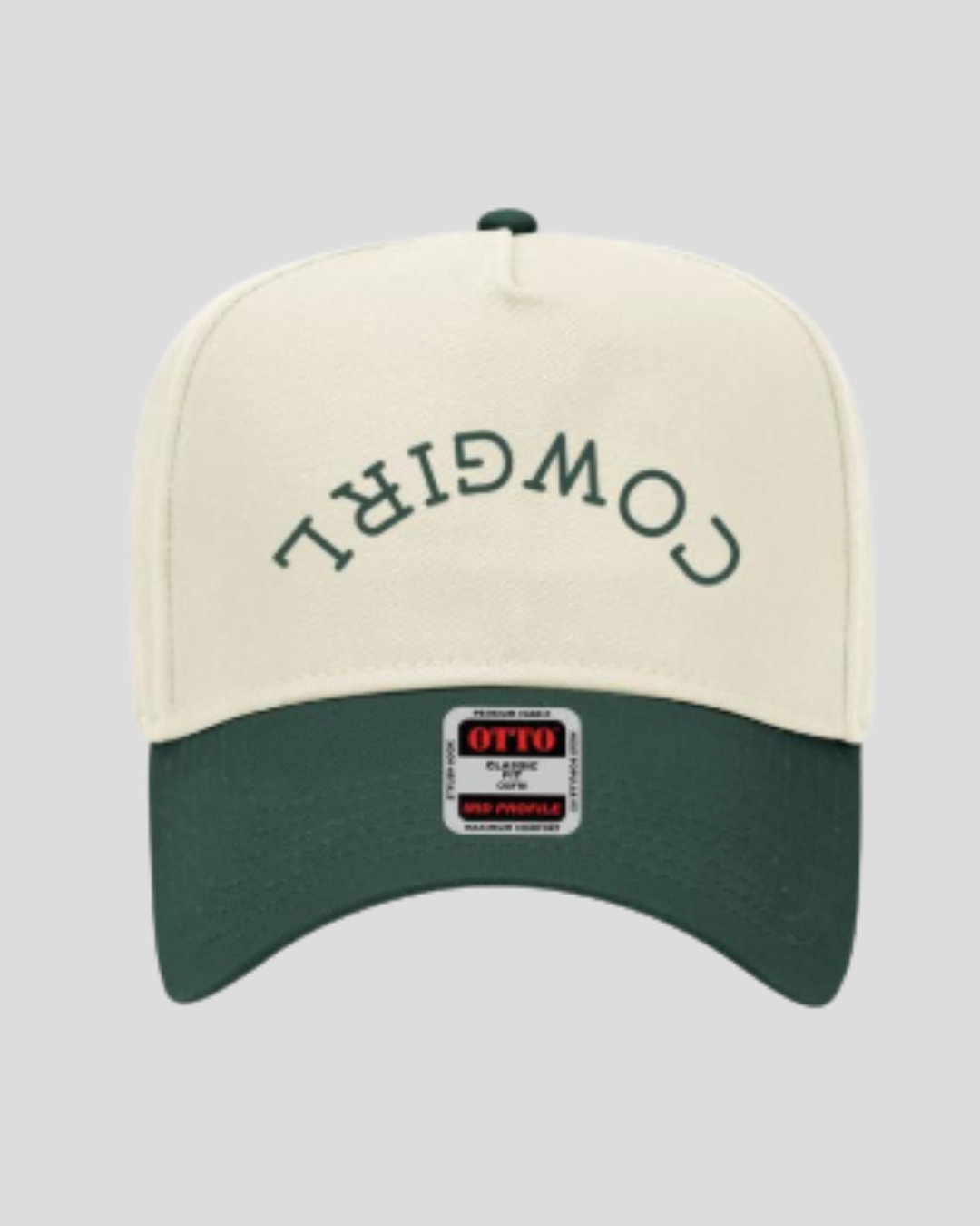 Reverse Cowgirl Trucker Hat (Green)