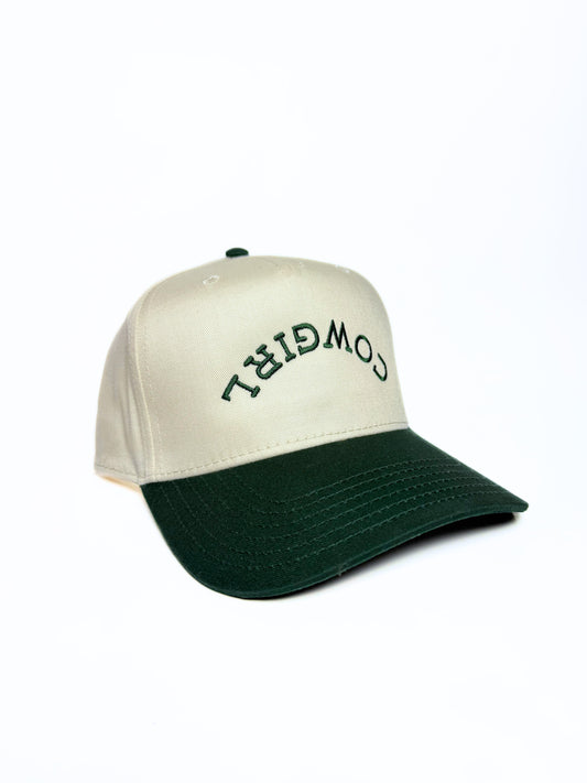 Reverse Cowgirl Trucker Hat (Green)